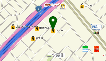 ラ・ムー金沢駅西店の地図画像