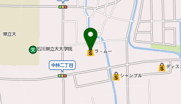 ラ・ムー野々市南店の地図画像