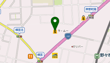 ラ・ムー野々市北店の地図画像