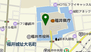 福井県警察本部の地図画像