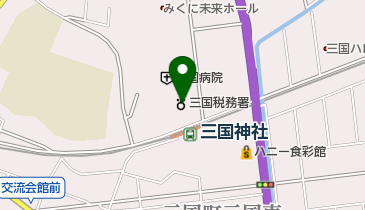 三国税務署の地図画像