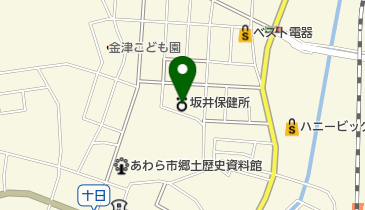 坂井健康福祉センターの地図画像