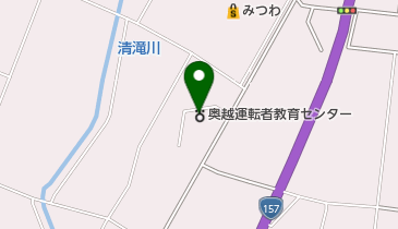 福井県奥越運転者教育センターの地図画像
