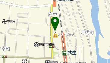 ハローワーク武生の地図画像