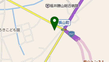 勝山市消防本部の地図画像