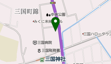 嶺北三国消防署の地図画像