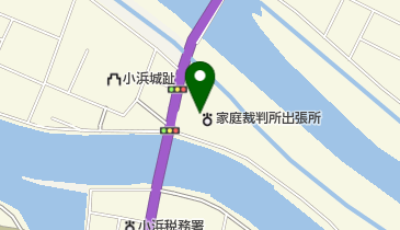 小浜簡易裁判所の地図画像