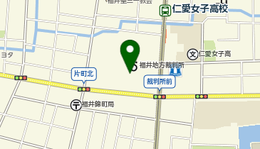 福井簡易裁判所の地図画像