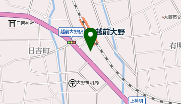 大野簡易裁判所の地図画像