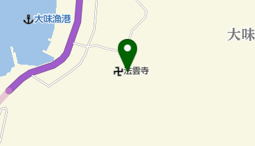 高田山法雲寺宝蔵の地図画像