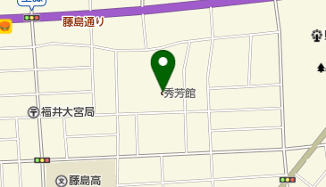 福井県秀芳館の地図画像