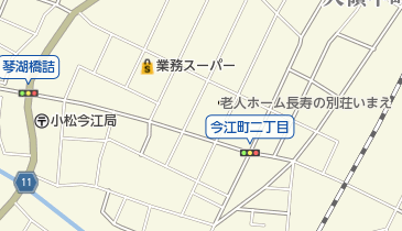 名田庄暦会館の地図画像