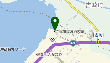 越前加賀県境の館の地図画像