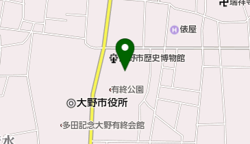 大野市図書館の地図画像