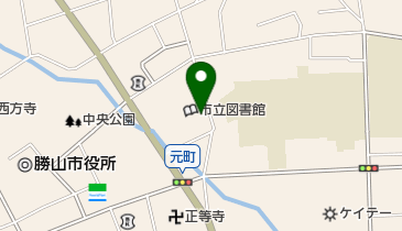 勝山市立図書館の地図画像