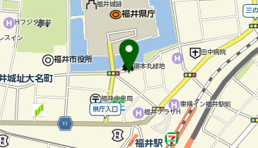 越前ふくい美術館の地図画像