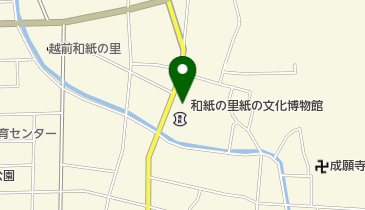 越前市越前和紙の里紙の文化博物館の地図画像