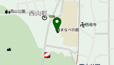 まなべの館の地図画像
