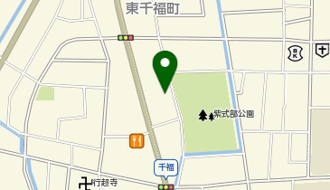 紫式部と国府資料館の地図画像