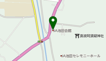 JA池田会館の地図画像