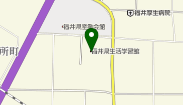 福井県生活学習館の地図画像