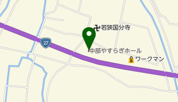 JA葬祭中部やすらぎホールの地図画像