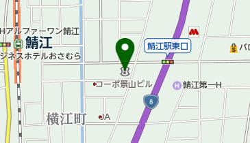 福井信用金庫鯖江営業部の地図画像