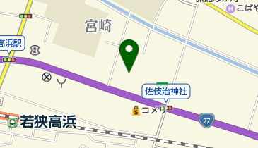 JA福井県高浜支店の地図画像