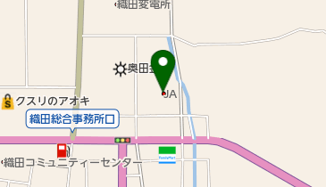 JA福井県織田出張所の地図画像