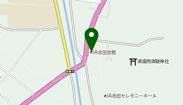 JA福井県池田出張所の地図画像