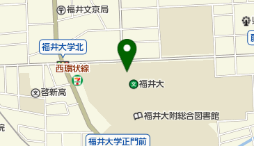 国立福井大学の地図画像