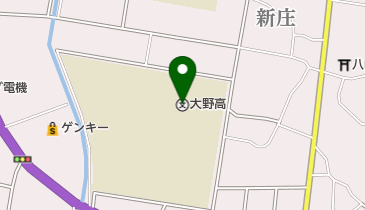 福井県立大野高校の地図画像