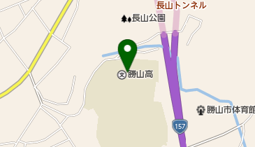 福井県立勝山高校の地図画像