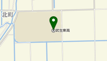 福井県立武生東高校の地図画像