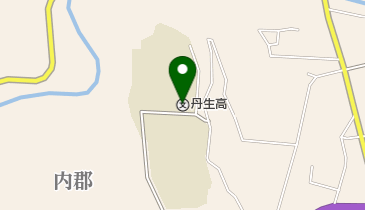 福井県立丹生高校の地図画像