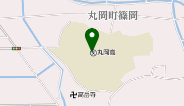 福井県立丸岡高校の地図画像