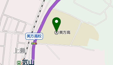 福井県立美方高校の地図画像