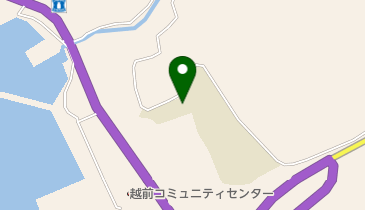 越前町立越前中学校の地図画像