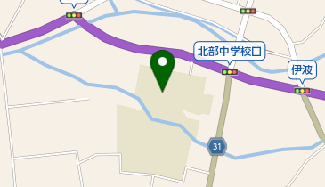 勝山市立勝山北部中学校の地図画像