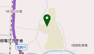 若狭町立三方中学校の地図画像