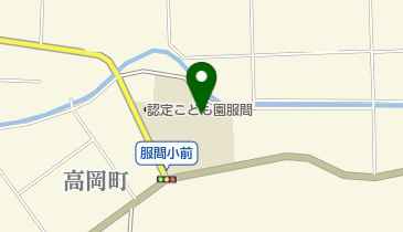 越前市服間小学校の地図画像