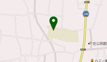 大野市立下庄小学校の地図画像