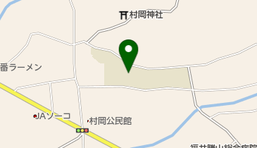 勝山市立村岡小学校の地図画像