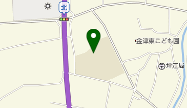 あわら市立金津東小学校の地図画像