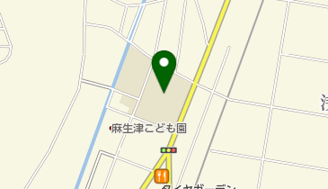 福井市立麻生津小学校の地図画像