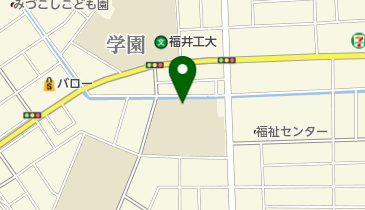 福井県立福井特別支援学校の地図画像