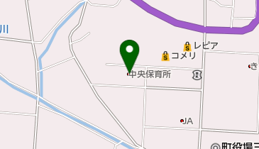 中央保育所の地図画像