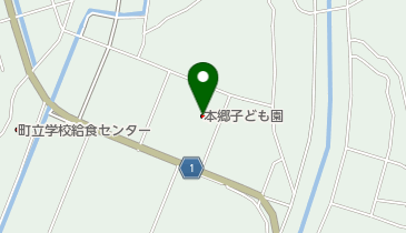 本郷子ども園の地図画像