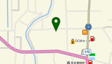 認定西こども園の地図画像