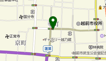 武生進学教室東進衛星予備校武生駅前校の地図画像